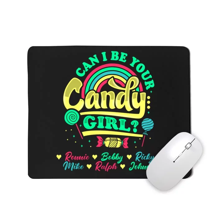 Candy Gir Ronnie Bobby Ricky Mike Ralph Johnny Mousepad