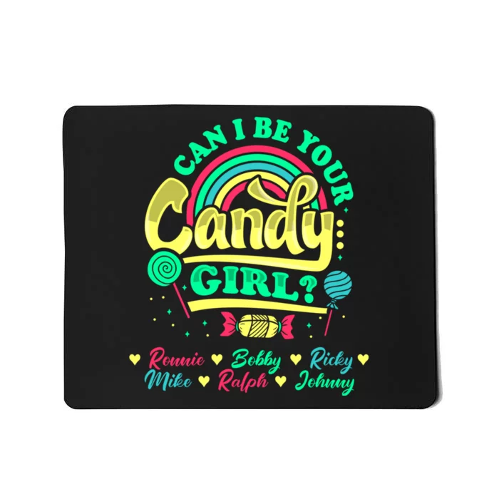 Candy Gir Ronnie Bobby Ricky Mike Ralph Johnny Mousepad