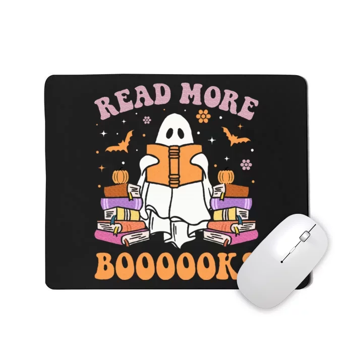 Cute Ghost Read More Books Funny Halloween Teacher Mousepad