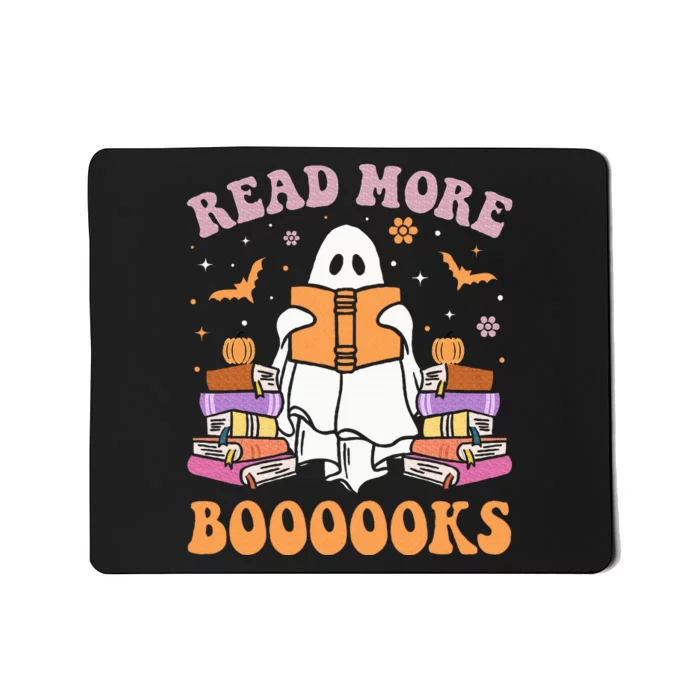 Cute Ghost Read More Books Funny Halloween Teacher Mousepad