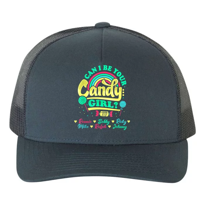 Candy Girl Ronnie Bobby Ricky Mike Ralph Johnny Yupoong Adult 5-Panel Trucker Hat