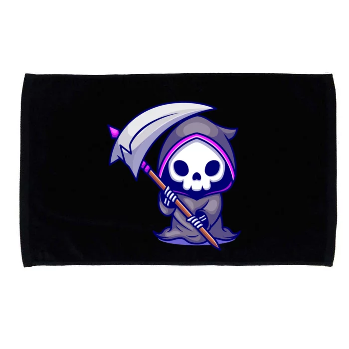 Cute Grim Reaper Microfiber Hand Towel