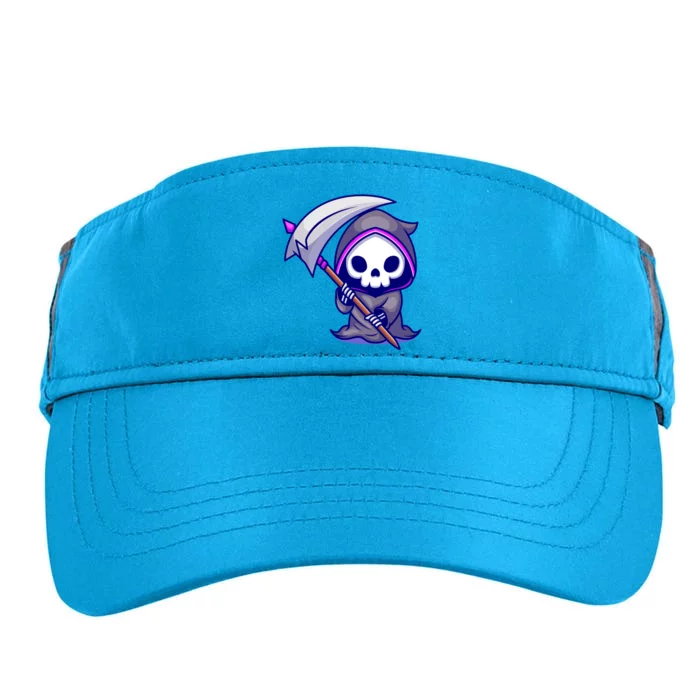 Cute Grim Reaper Adult Drive Performance Visor