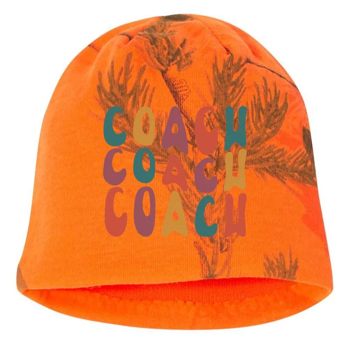 Coach Groovy Retro Colorful Design Coaching Kati - Camo Knit Beanie