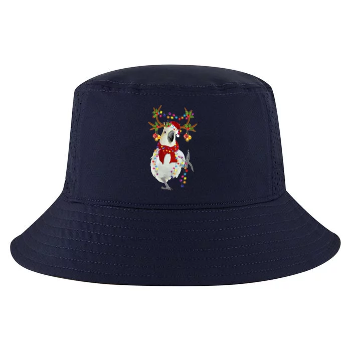 Cockatoo Gorgeous Reindeer Christmas Tree Light Xmas Cute Gift Cool Comfort Performance Bucket Hat