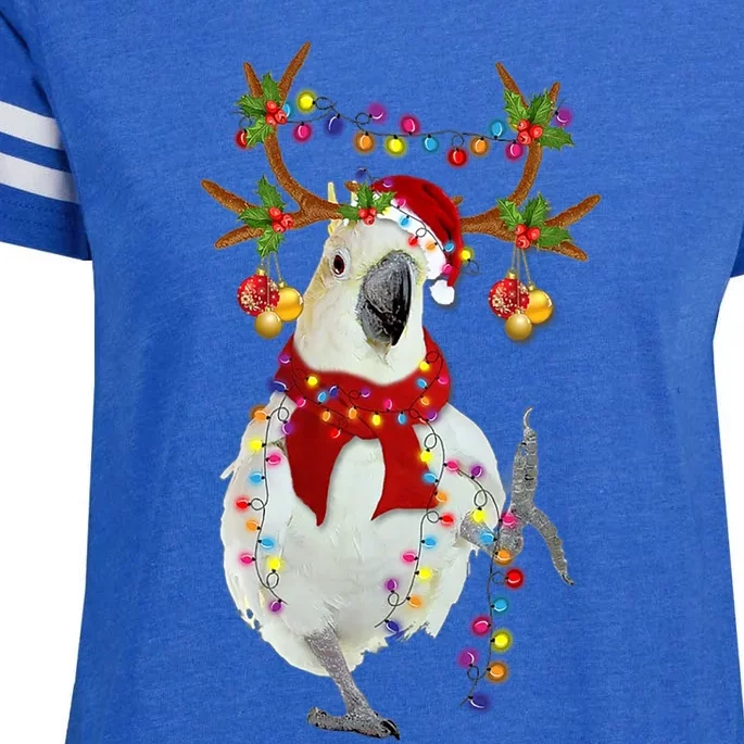 Cockatoo Gorgeous Reindeer Christmas Tree Light Xmas Cute Gift Enza Ladies Jersey Football T-Shirt