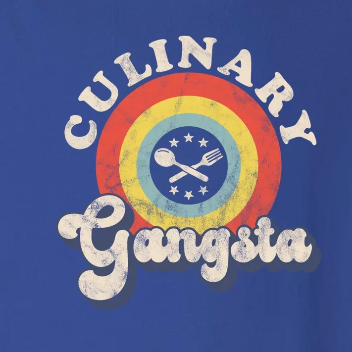 Culinary Gangster Retro Cooking Chef Funny Gift Toddler Long Sleeve Shirt