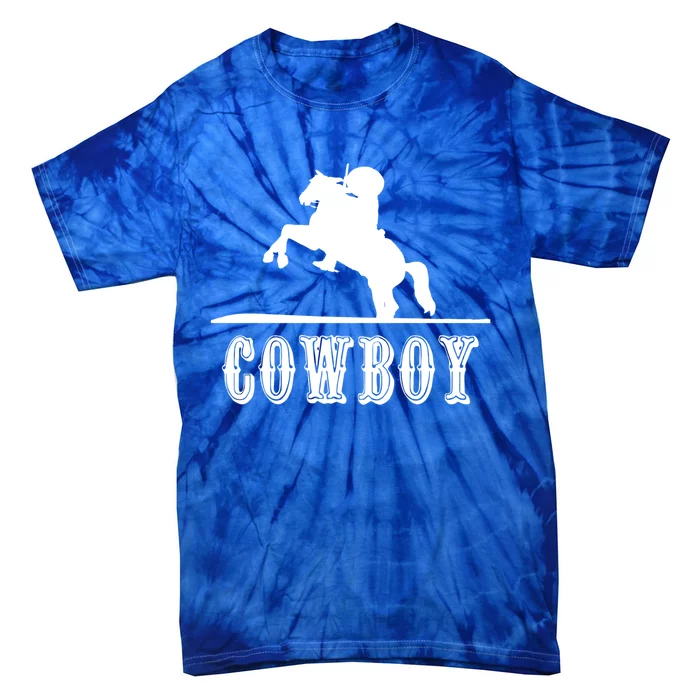 Cow Gift Rider Horse Western Rodeo Hoody Tie-Dye T-Shirt