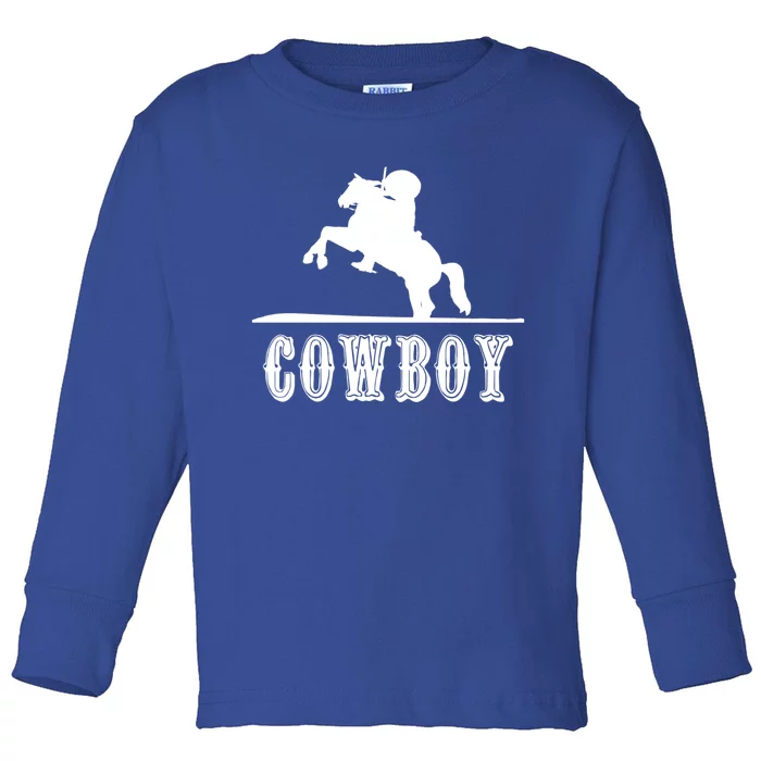 Cow Gift Rider Horse Western Rodeo Hoody Toddler Long Sleeve Shirt