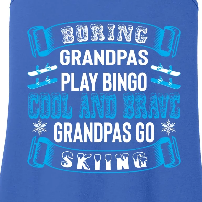 Cool Grandpas Ski Ski Grandpa Ski Skier Meaningful Gift Ladies Essential Tank