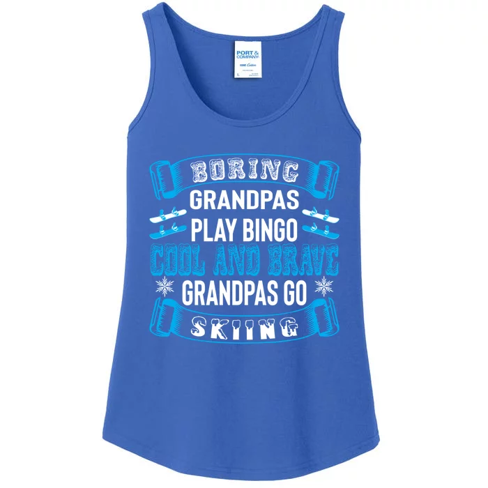 Cool Grandpas Ski Ski Grandpa Ski Skier Meaningful Gift Ladies Essential Tank