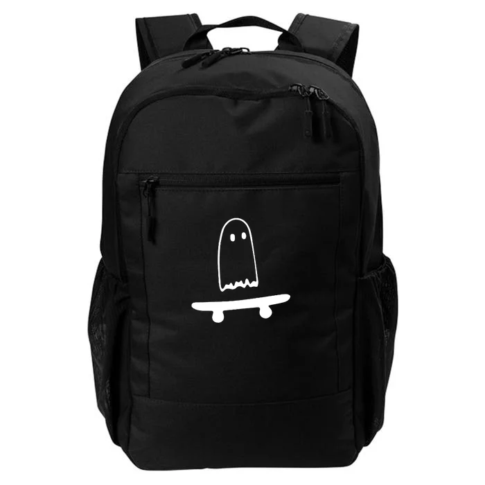 Cute Ghost Skateboard Funny Daily Commute Backpack