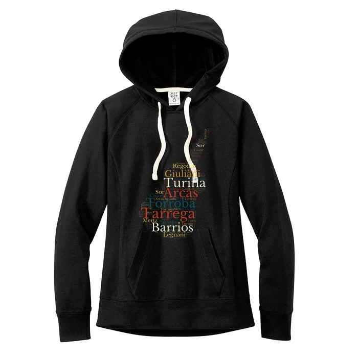 Classical Guitar Spanish Guitar Women's Fleece Hoodie