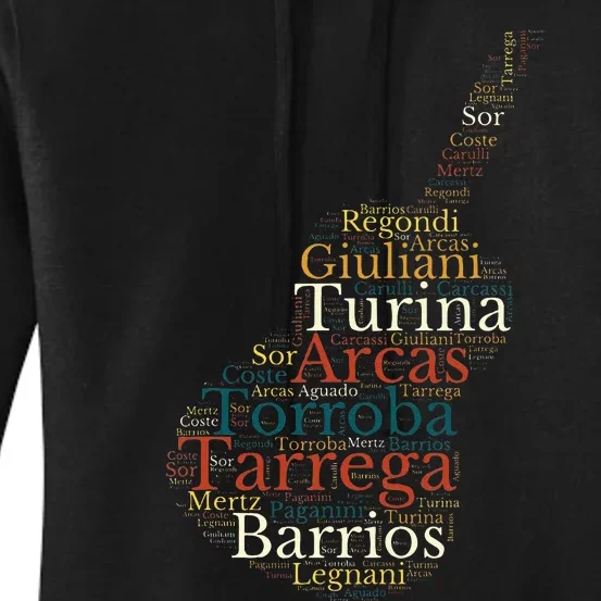 Classical Guitar Spanish Guitar Women's Pullover Hoodie