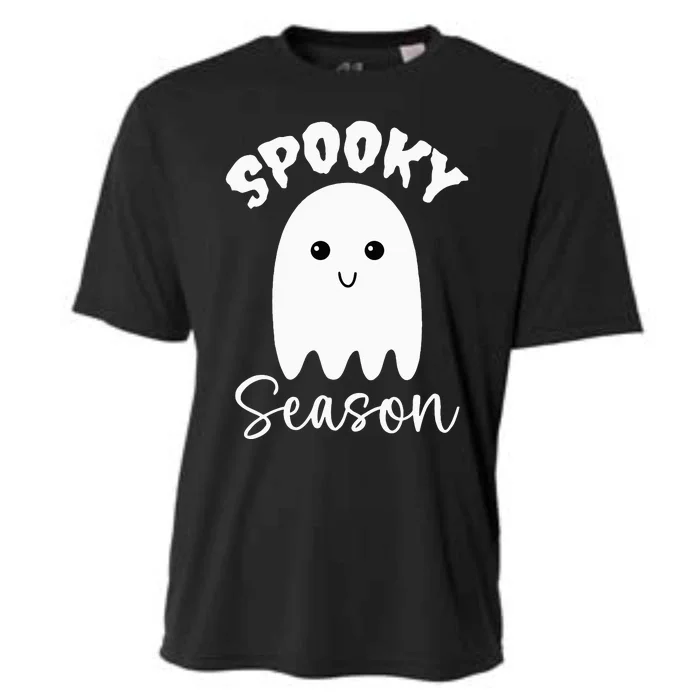 Cute Ghost Spooky Season Funny Halloween Cooling Performance Crew T-Shirt