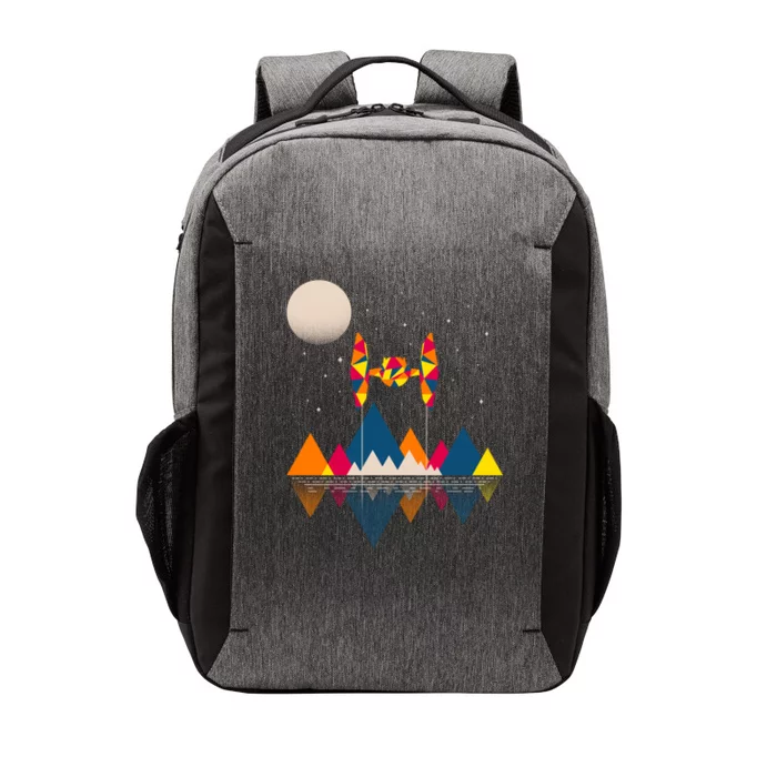 Cool Geometric SciFi Wilderness Vector Backpack