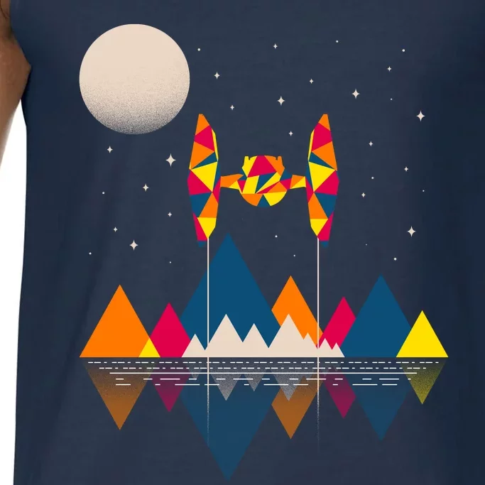 Cool Geometric SciFi Wilderness Comfort Colors® Tank Top