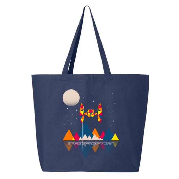 Cool Geometric SciFi Wilderness 25L Jumbo Tote