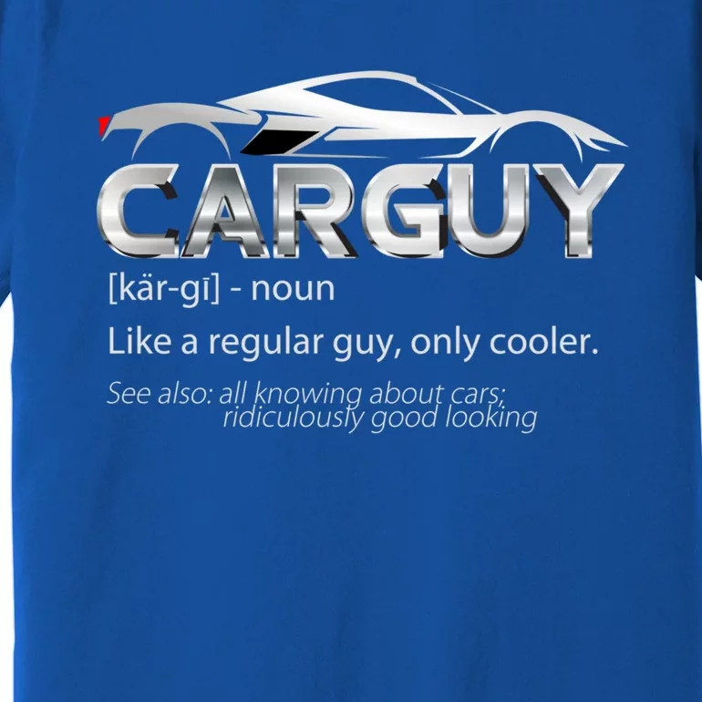 Car Guy Sport Car Fathers Day Car Mechanic Race Car Driver Gift Premium T-Shirt