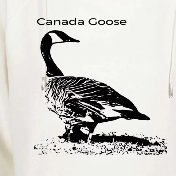 Canada Goose Standing Gift Waterfowl Lover Womens Funnel Neck Pullover Hood