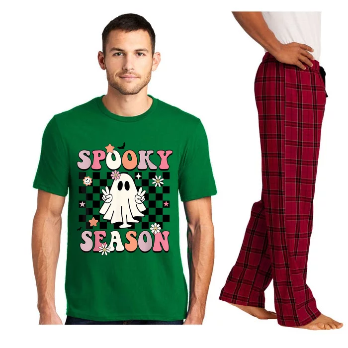 Cute Ghost Spooky Season Funny Halloween Pajama Set