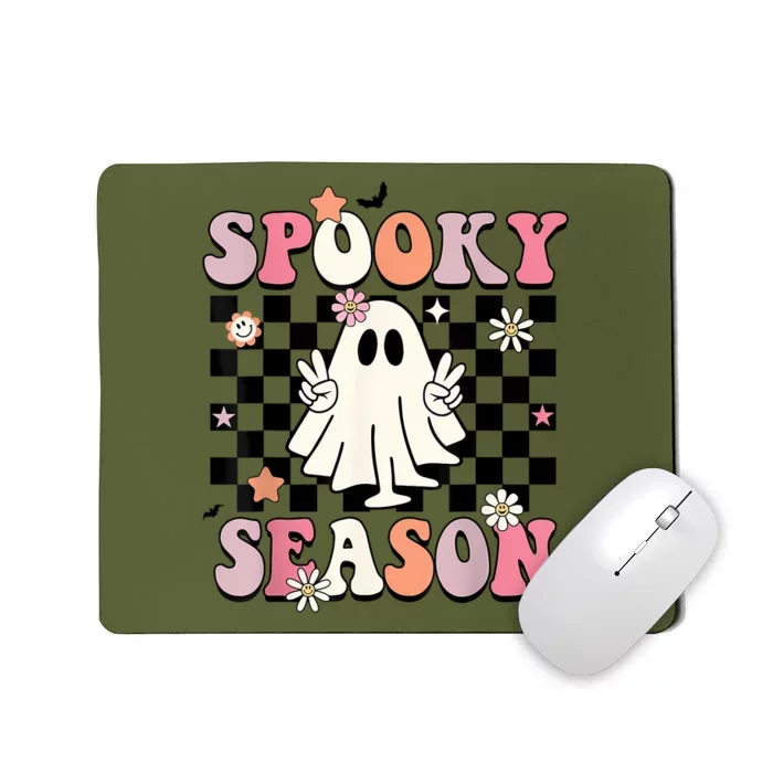 Cute Ghost Spooky Season Funny Halloween Mousepad