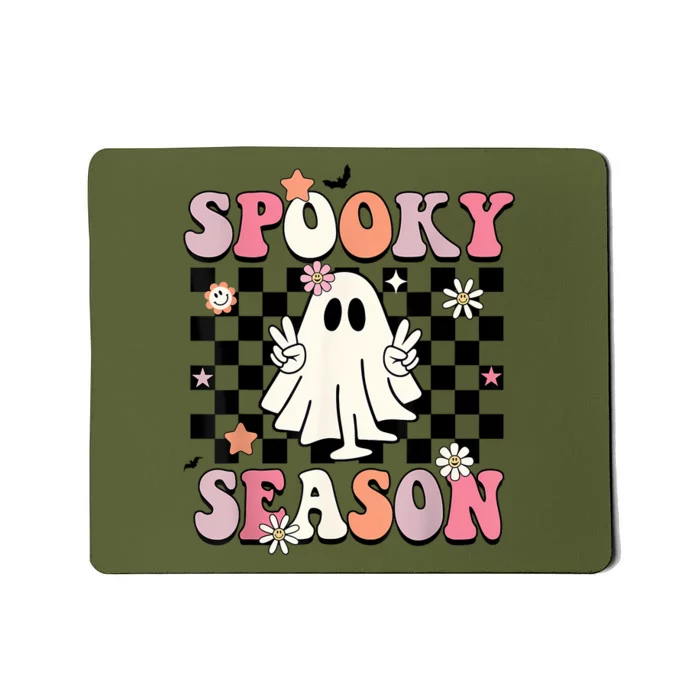 Cute Ghost Spooky Season Funny Halloween Mousepad