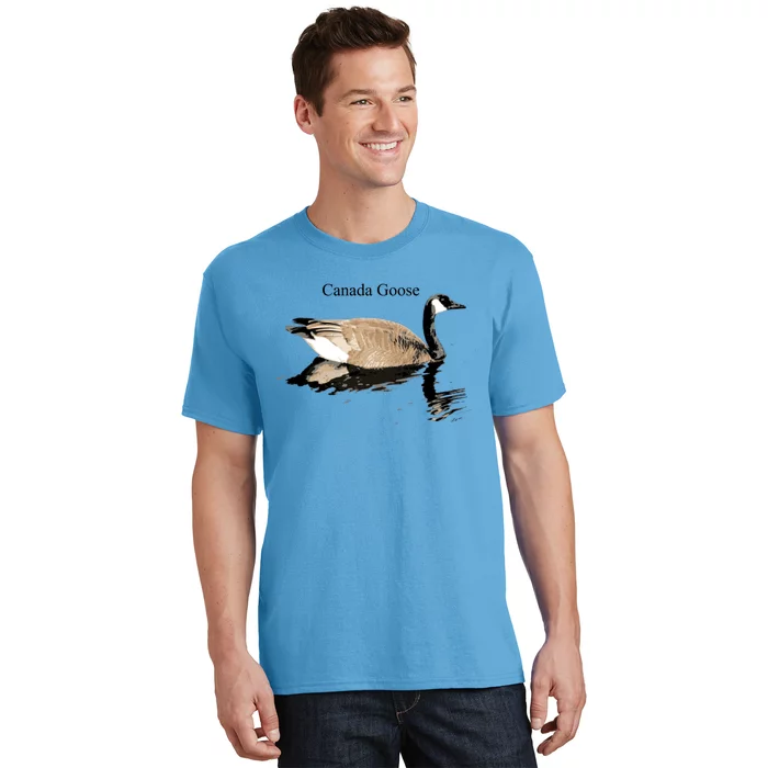 Canada Goose Swimming Gift Waterfowl Lover T-Shirt