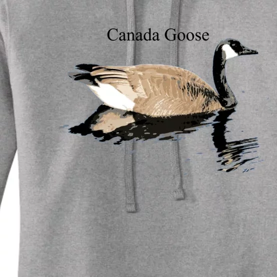 Canada Goose Swimming Gift Waterfowl Lover Women's Pullover Hoodie