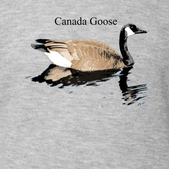 Canada Goose Swimming Gift Waterfowl Lover Toddler Sweatshirt