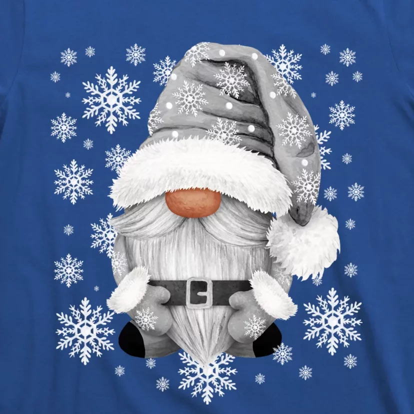 Cool Grey Santa Gnomie For Gothic And Emo With Winter Gnome Gift T-Shirt