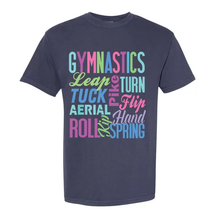 Cute Gymnastics Shirts Gymnast Gifts Gymnastic Clothes Girl Garment-Dyed Heavyweight T-Shirt