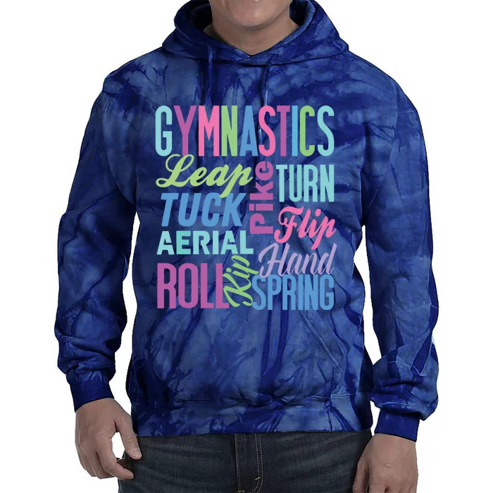 Cute Gymnastics Shirts Gymnast Gifts Gymnastic Clothes Girl Tie Dye Hoodie