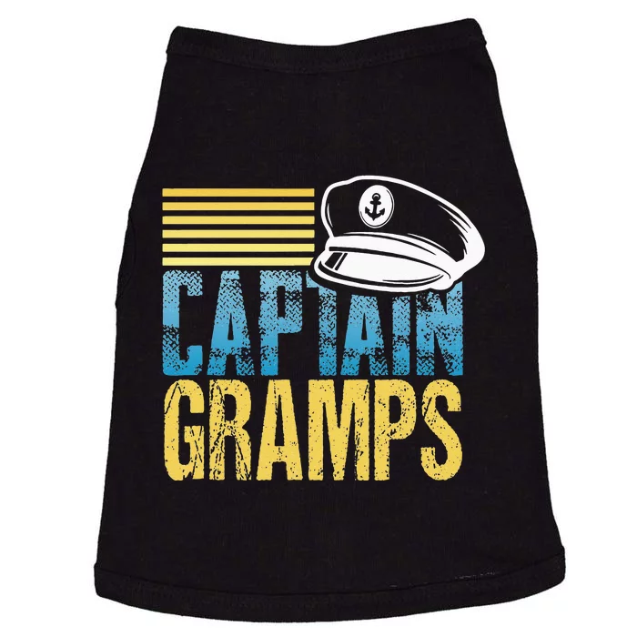 Captain Gramps Sailing Captain Hat Boat Lover Boating Doggie Tank