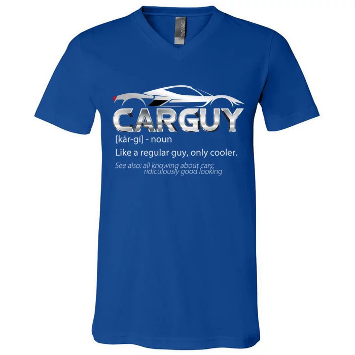 Car Guy Sport Car Lover Funny Car Mechanic Cool Gift V-Neck T-Shirt