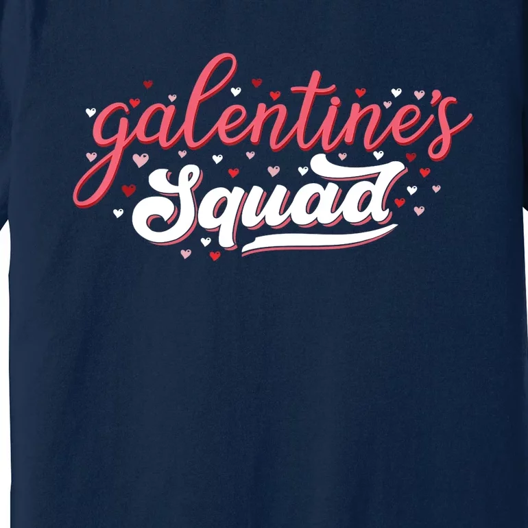 Cute Galentines Squad Gang for girl Funny Galentine's Day Premium T-Shirt