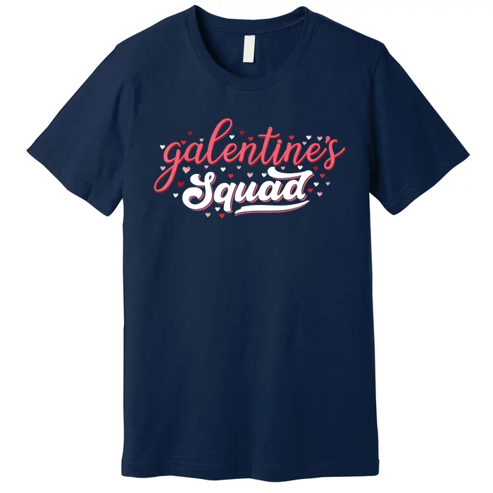 Cute Galentines Squad Gang for girl Funny Galentine's Day Premium T-Shirt