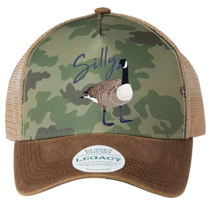 Canadian Goose Silly Goose Funny Cute Bird Hunter GIft Legacy Tie Dye Trucker Hat