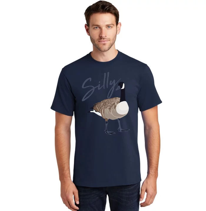 Canadian Goose Silly Goose Funny Cute Bird Hunter GIft Tall T-Shirt