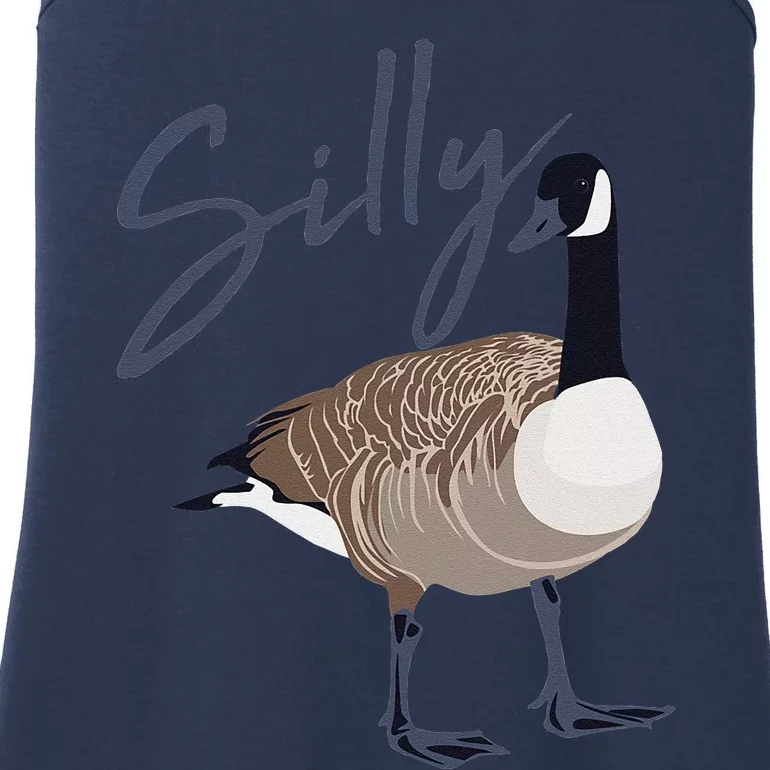 Canadian Goose Silly Goose Funny Cute Bird Hunter GIft Ladies Essential Tank