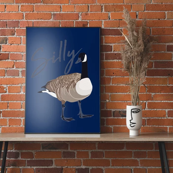 Canadian Goose Silly Goose Funny Cute Bird Hunter GIft Poster