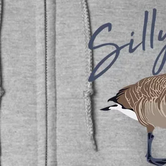 Canadian Goose Silly Goose Funny Cute Bird Hunter GIft Full Zip Hoodie