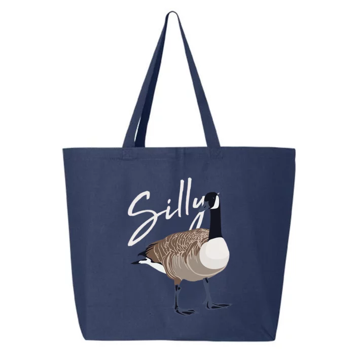 Canadian Goose Silly Goose Funny Cute Bird Hunter 25L Jumbo Tote