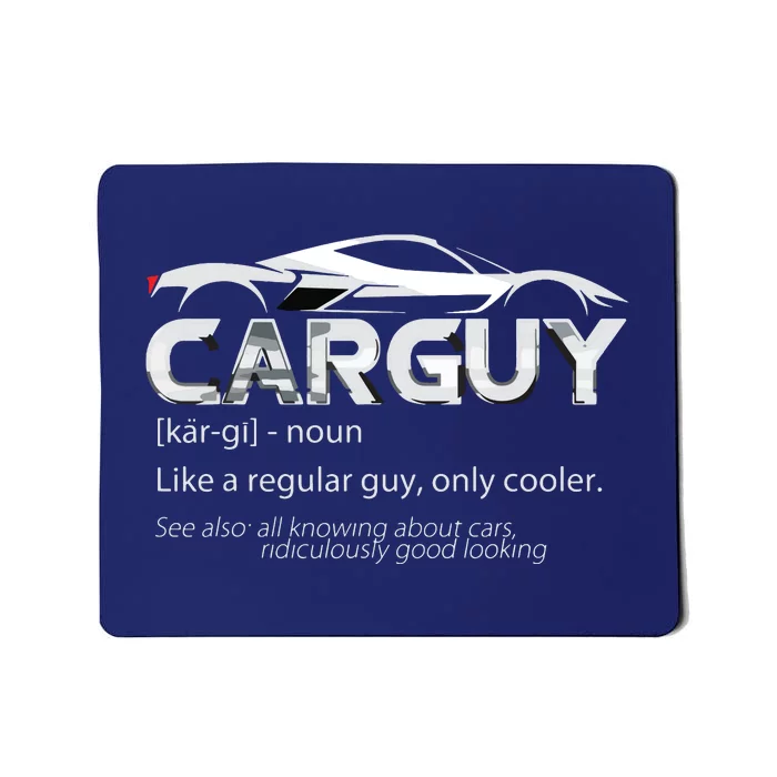 Car Guy Sport Car Fathers Day Car Mechanic Race Car Driver Mousepad