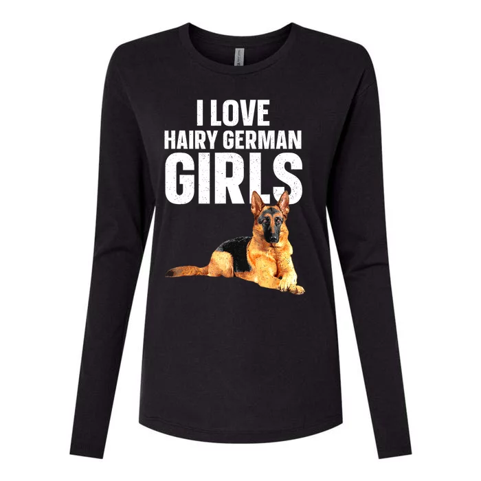 Cool German Shepherd Art For Women German Shepherd Lover Womens Cotton Relaxed Long Sleeve T-Shirt