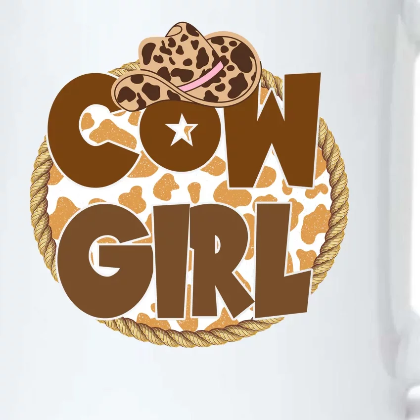 Cow Girl Southern Country Cute Black Color Changing Mug