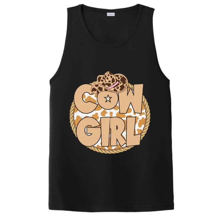 Cow Girl Southern Country Cute Performance Tank