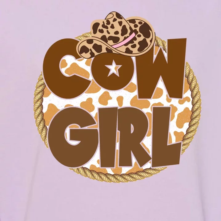 Cow Girl Southern Country Cute Garment-Dyed Sweatshirt