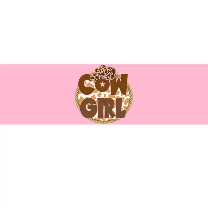 Cow Girl Southern Country Cute Bumper Sticker