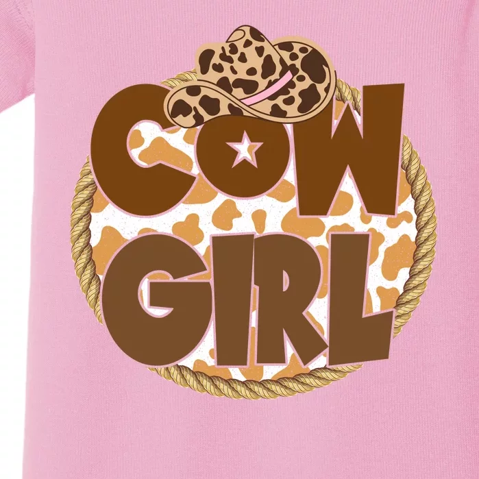 Cow Girl Southern Country Cute Baby Bodysuit